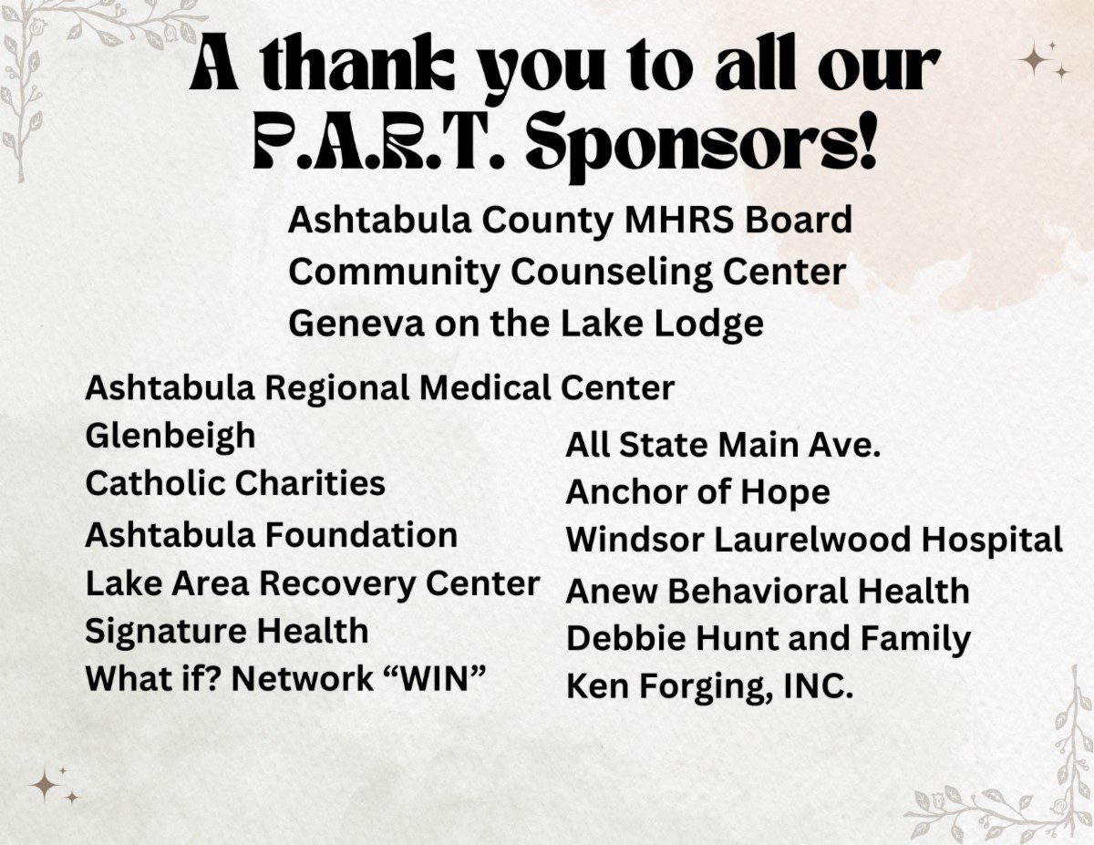 PART Conf Sponsors List of PART Conference sponsors