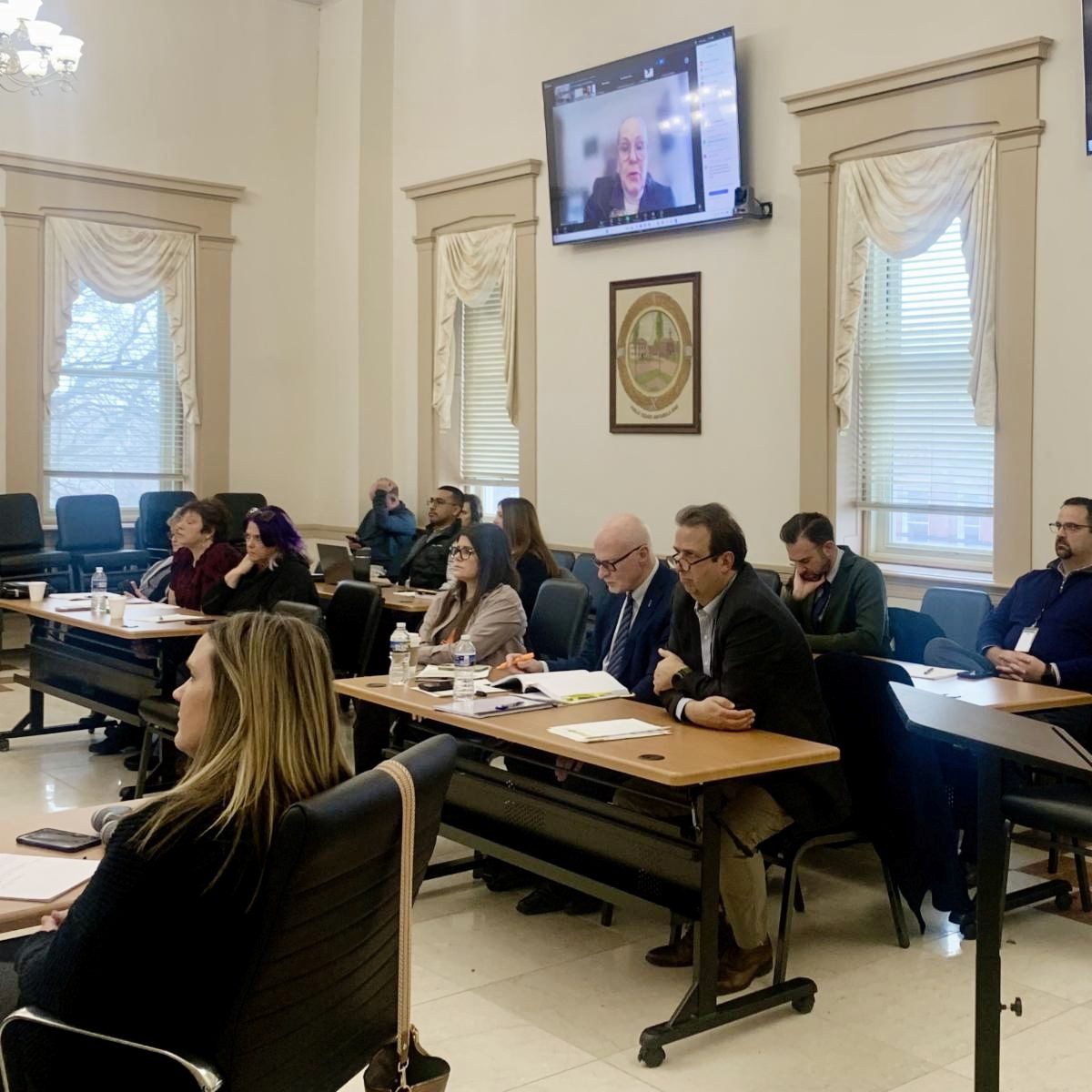 Ashtabula County MHRS Board Stepping Up Meeting participants