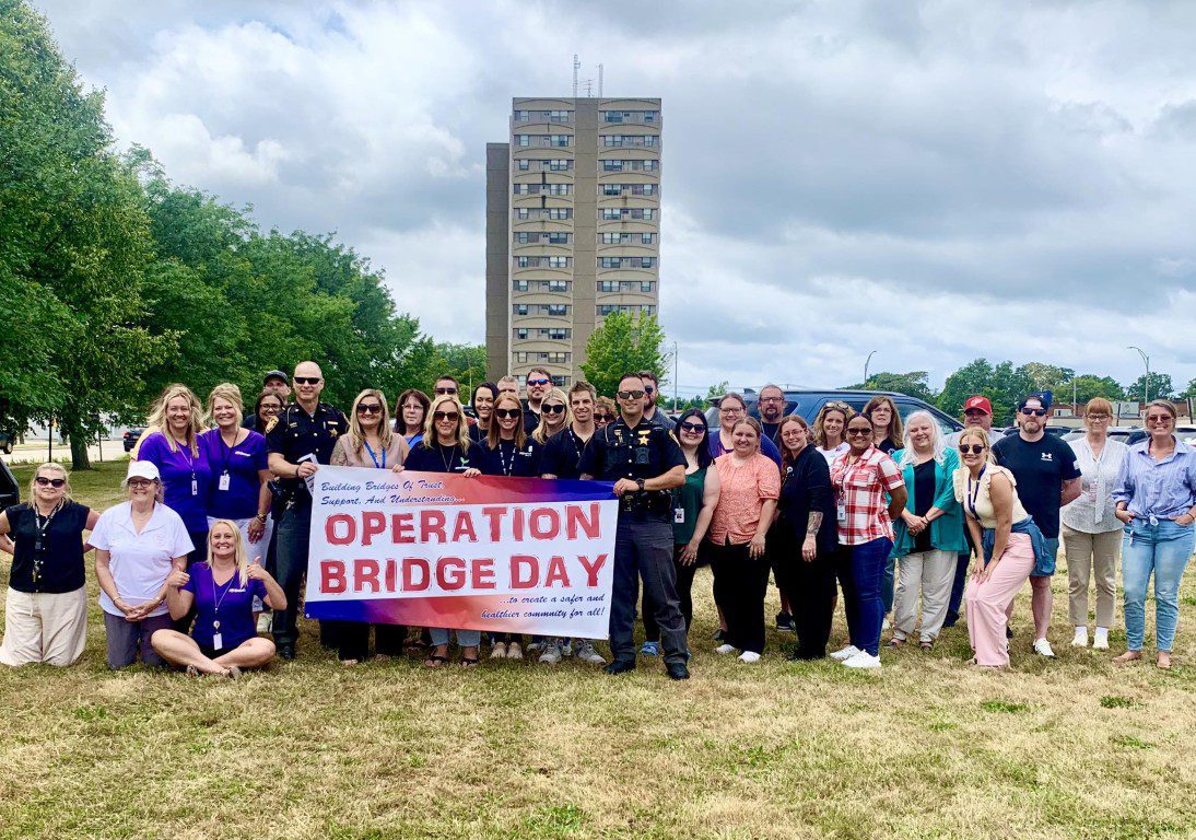 Group image of participants from Operation Bridge Day